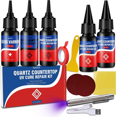 Quartz worktop repair - worktop, uv
