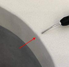 White Tones - Quartz Worktop